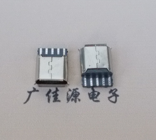 Micro USB 5pin焊线母座