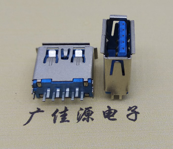 USB 3.0母座,夹PCB板1.0MM