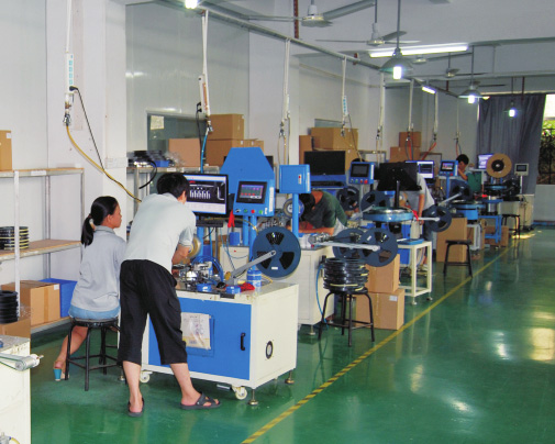 Fully automatic inspection and packing workshop