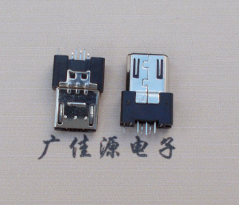 高品质Micro USB插头/公座,6P单地线带弹刺