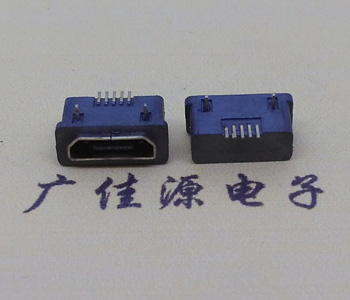 Waterproof Micro USB 2.0 connector, complete package and post-insert post base