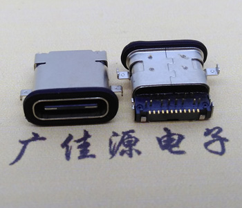 手机防水接口USB Type C母座,Type C沉板防水连接器