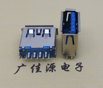 供应USB AF3.0母座,直插立式夹1.0PCB板规格