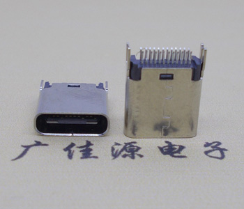 直销夹板USB Type C24P母头,Type C连接器直母座
