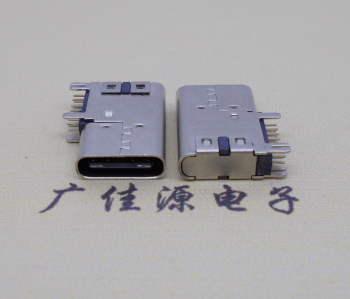 usb type c测插14p母头/母座14mm,壳和电源端双排插板