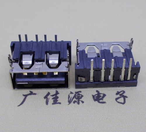 短体10.0母座5p插板闪充5A大电流接口