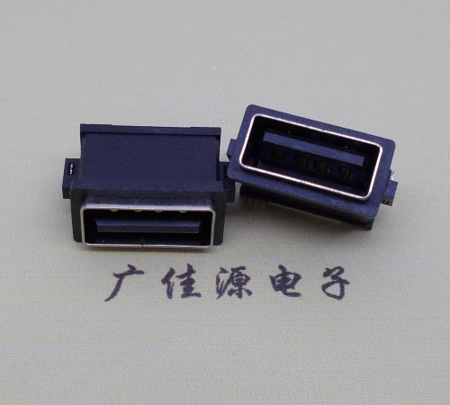 usb2.0立式防水母座直插4pinA口型防水IP67级