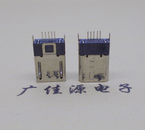 micro-迈克 插座 固定两脚鱼叉夹板1.0公头连接器