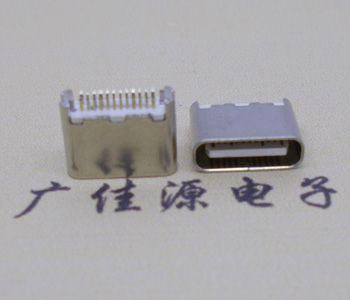 type-c24p母座短体6.5mm夹板连接器