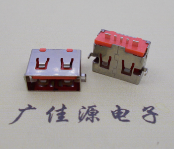 可过大电流3A-5A usb 2.0 5p母座两脚插板沉板1.8mm