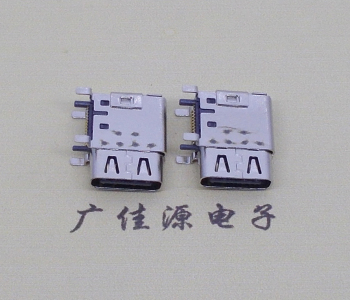 usb 3.1type c接口24p母座四脚侧插端子贴片 快充功能高数据传输