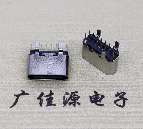 USB 3.1TYPE C16Pin引脚直插母座