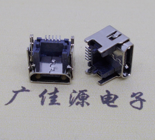 MICRO USB5pin加高母座 垫高1.55/2.5/3.04/4.45尺寸接口